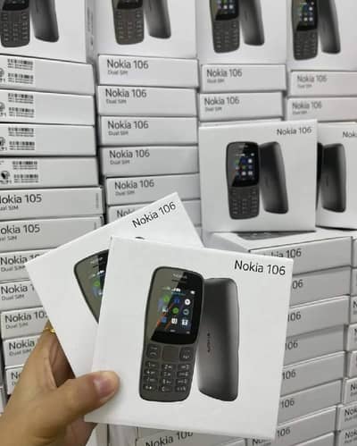 Nokia 105 & Nokia 106 Dual SIM PTA Approved | Brand New | Long Battery