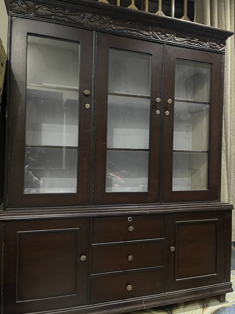 Cabinet, Showcase, Dressing & 5 seater Sofas 1