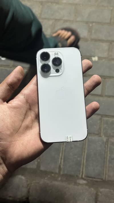 14 pro 256gb silver white color official pta approved