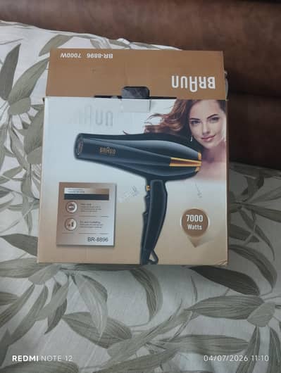 Braun hair dryer