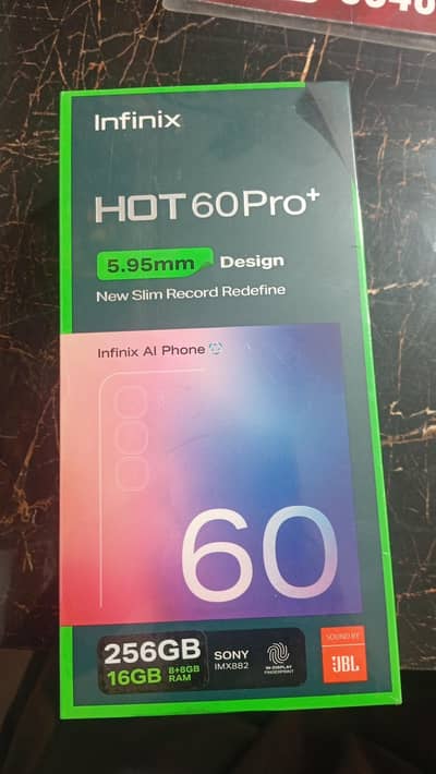 Infinix Hot 60 pro plus 16GB + 256 GB