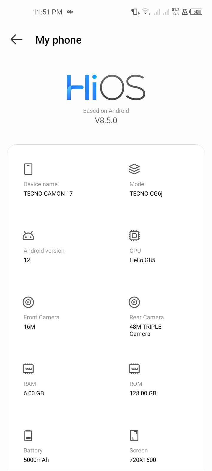 Tecno Camon 17 4