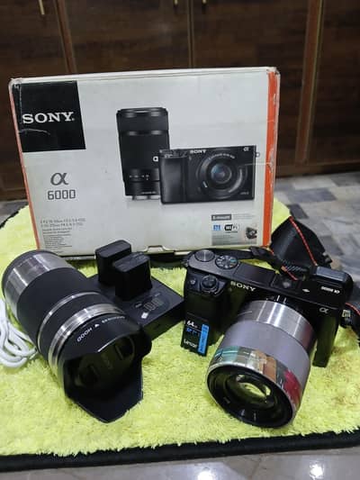 Sony a6000 mirrorles camera 24.3 mega pixel