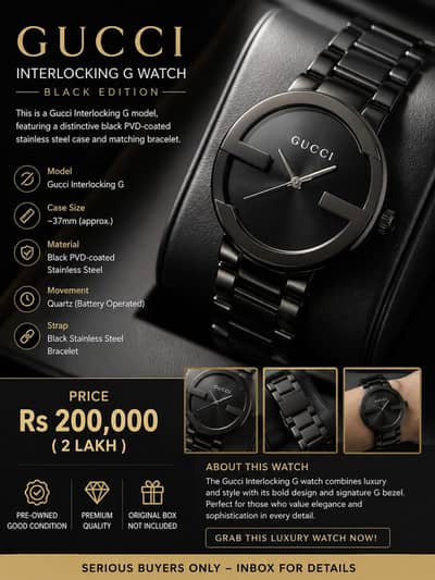Gucci Interlocking G model,
