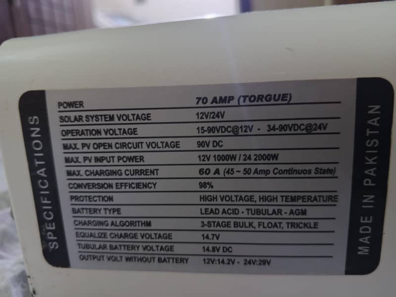MPPT charge controller 1