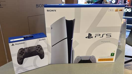 Ps 5 slim boxpack with extra dual sense