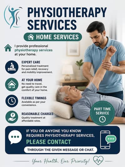 I give Physiotherapy Home Service