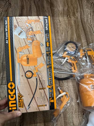 Ingco Air Tools 5Pcs Set