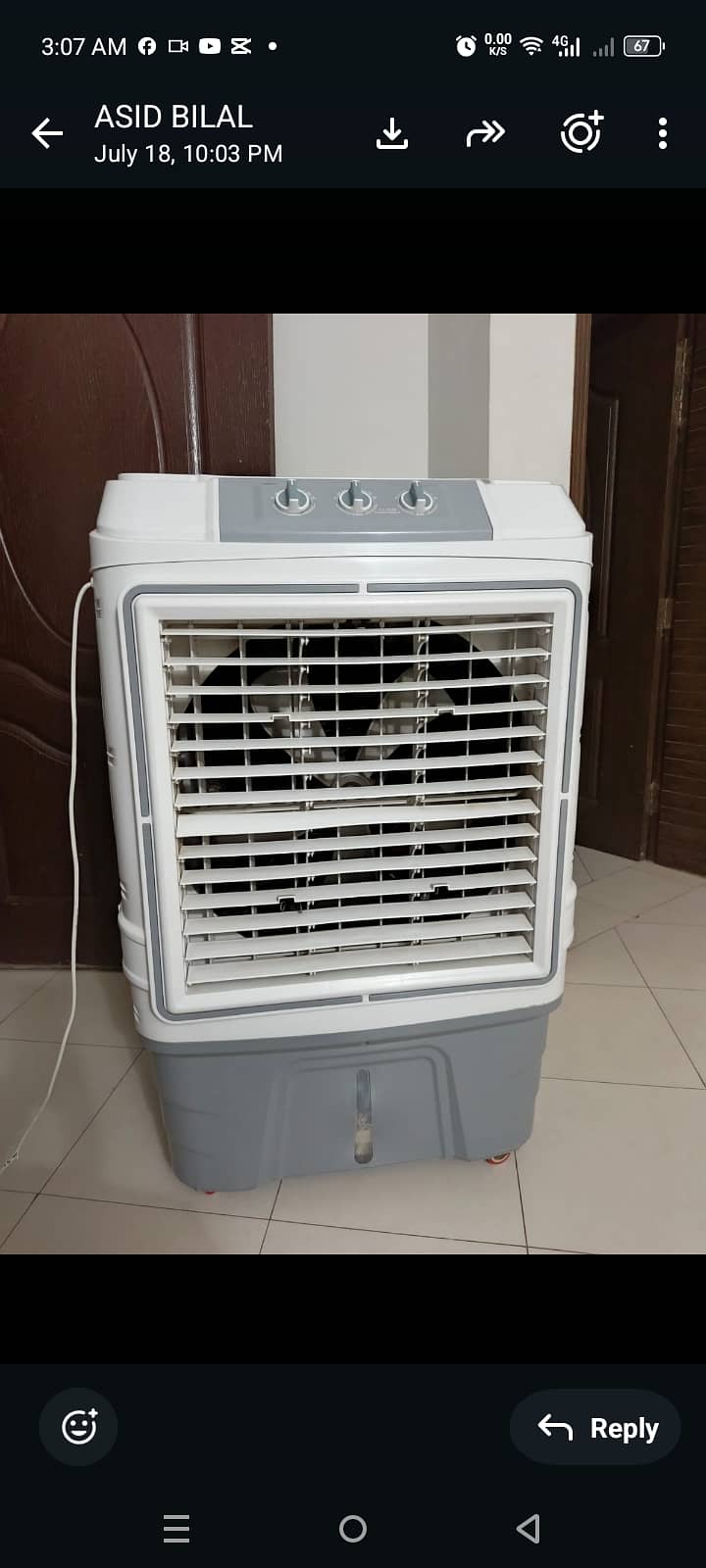 Cooler working ha 0