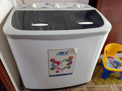 ANEX Twin Tub Washing Machine with Spinner – Almost New