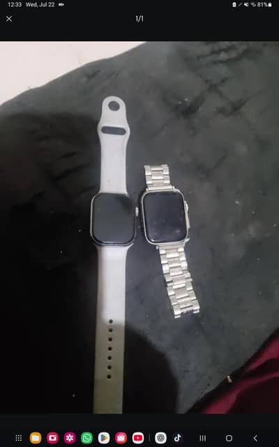 selling my smart watches each cost 12k and 10k need alil repair