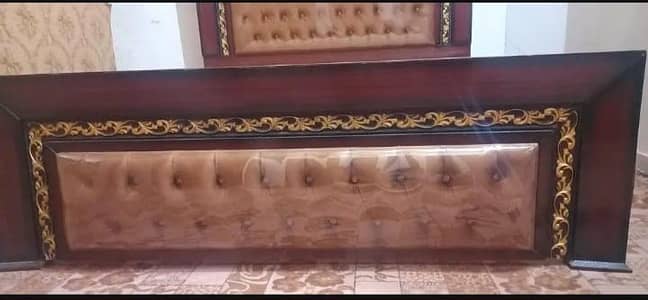 King size bed urgent for sale. . . final price