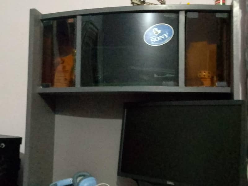 computer table with book shelf 3