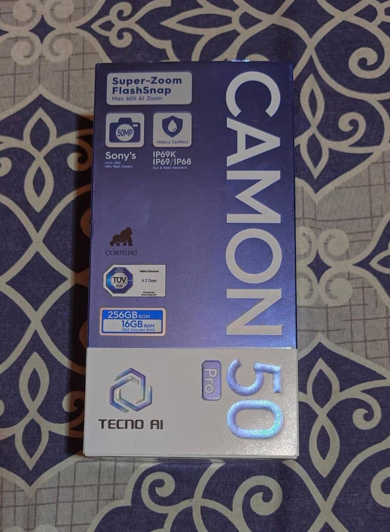 Tecno Camon 50 pro 6
