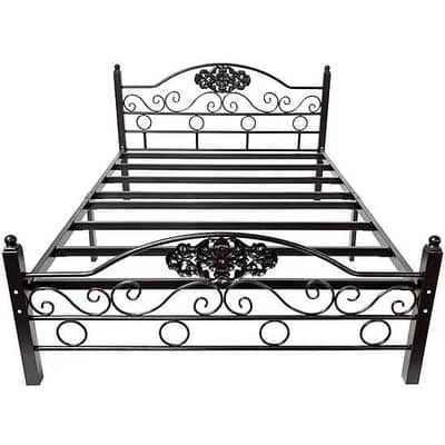 Iron Bed with Mattress For Sell in 7,000