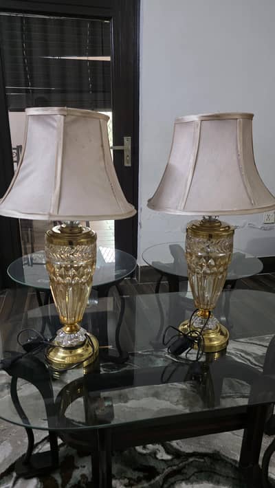 table lamps pair set