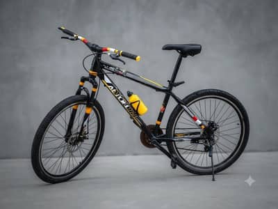 yellow bicycle