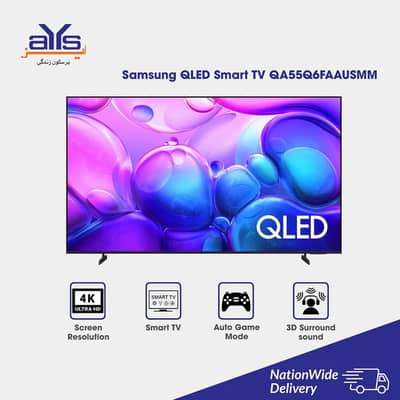 Samsung 4K QLED with sony sorround system