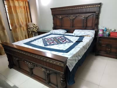 One year old wooden furniture