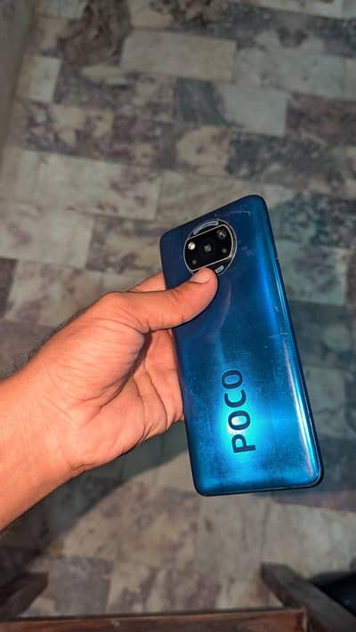 pocco x3 NFC WITH BOX ALL OK PENAL CHANGE BUT GOOD QUALITY