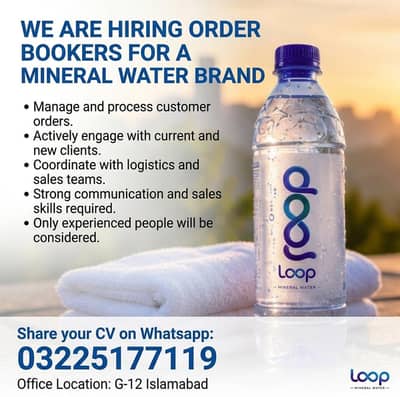 Hiring Order Bookers