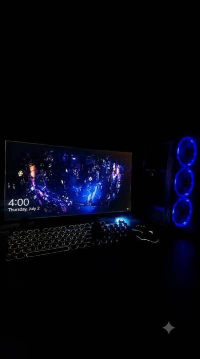i7 6gen gaming PC with Rx580 and 8GB ddr4 ram