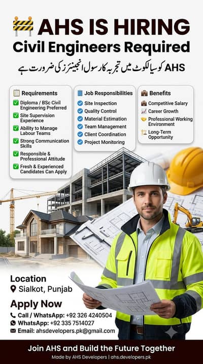 job for civil engineer's or architecture's
