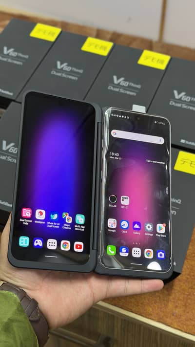 LG V60 ThinQ 5G | 8-128 Box Pack With Dual Screen PTA and non pta both