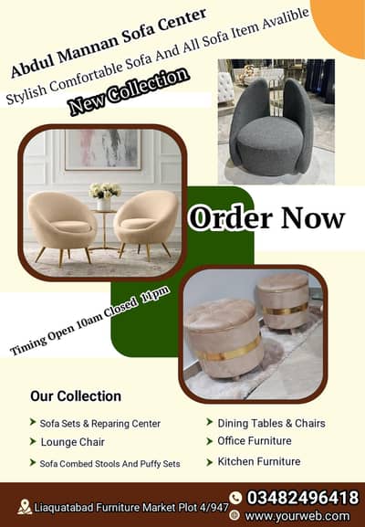 sofa set and reparing center