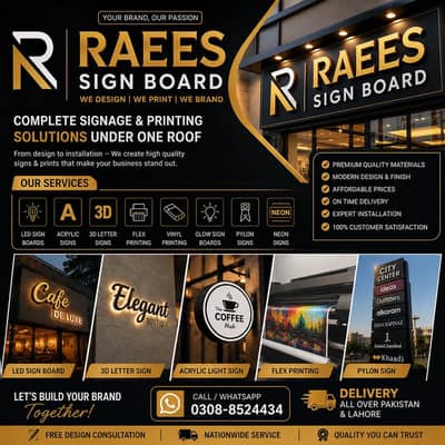 Complete Indoor & Outdoor Signage, Printing & Advertising Solutions