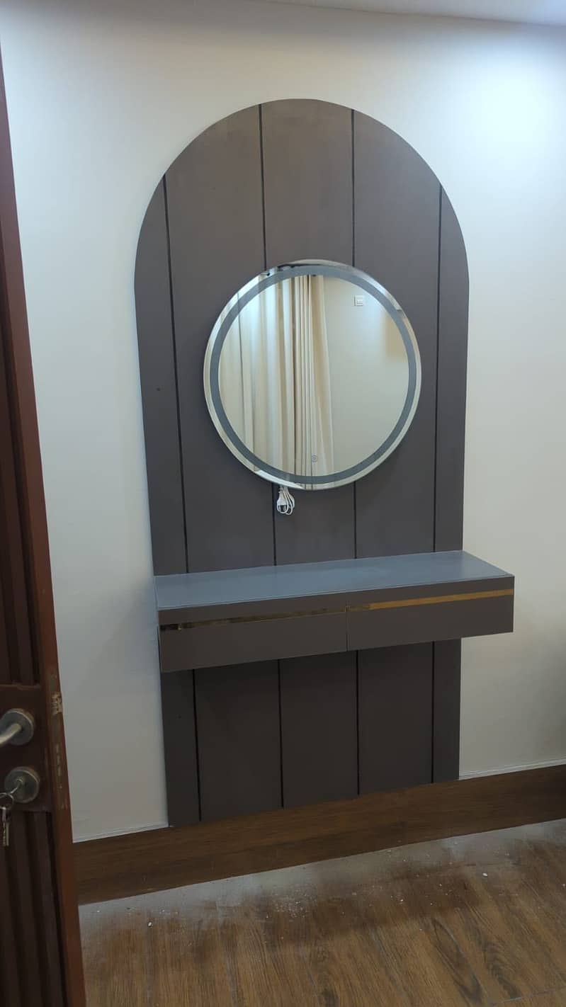 Mirror Console(dressing table) with LED light Mirror 4