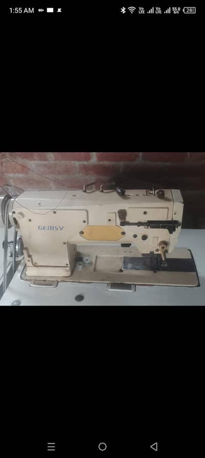 GEMSY Double Needle Machine 60000 03234338345