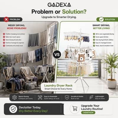 Portable Laundry Dryer Rack Foldable Clothes Drying Stand