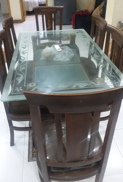 6 seater dining table 5 seater sofa set