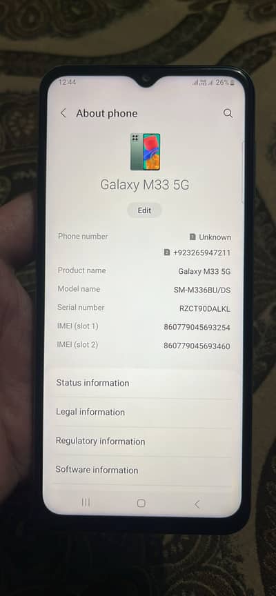 Samsung M33 5g