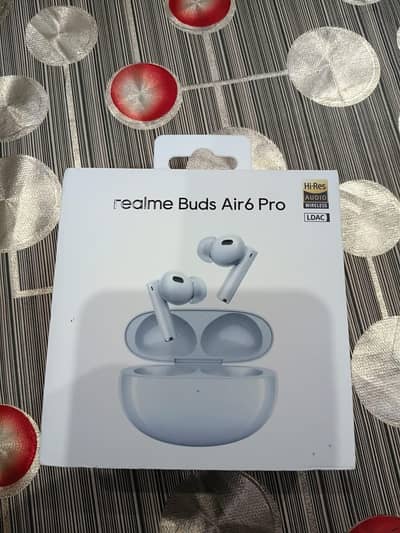 Realme Buds Air 6 Pro - Like New | Original | ANC | LDAC | Box Pack