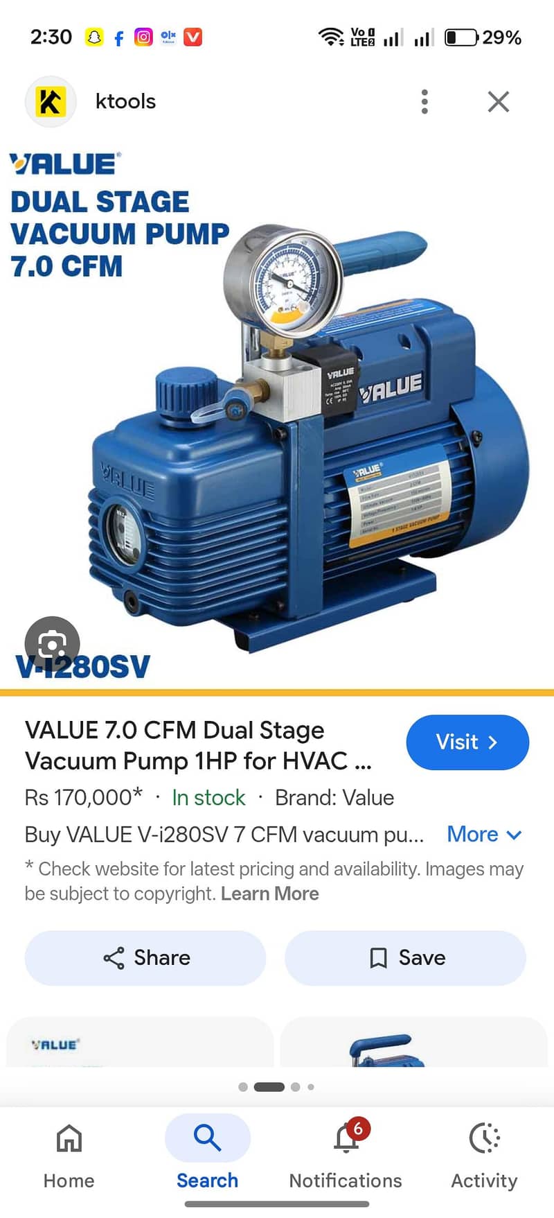 vacuum pump 2 stage 1