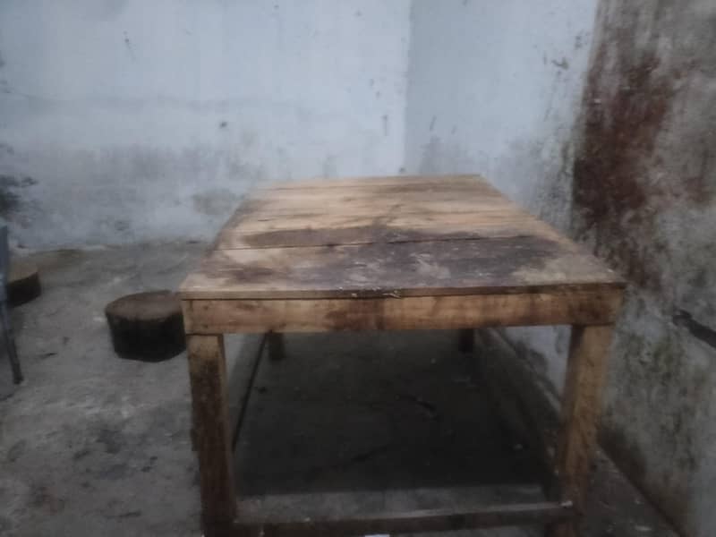Wood table 2