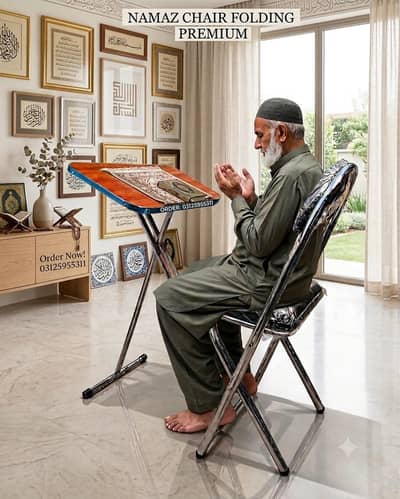 Namaz Chair Folding/Prayer Chair Folding Premium Quality