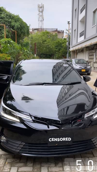 Toyota Corolla Altis Grande 1.8 CVT- 2018 Black 70k driven