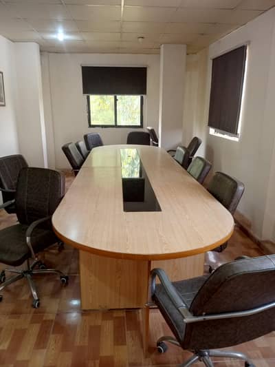 conference Table with revolving chair's