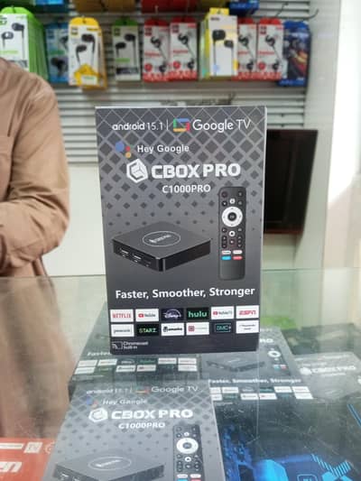 Cbox c1000 pro Android TV box 8gb/128gb with voice remote
