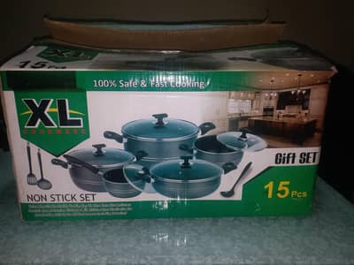 Non Stick Cookware set - 15 Pcs Cookware sets