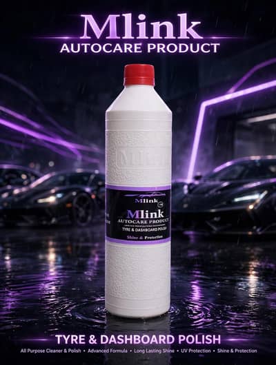 car care products tyre and dashboard polish