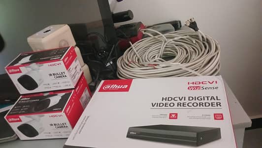 complete cctv setup for sale 8 months used