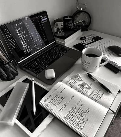 working from home 