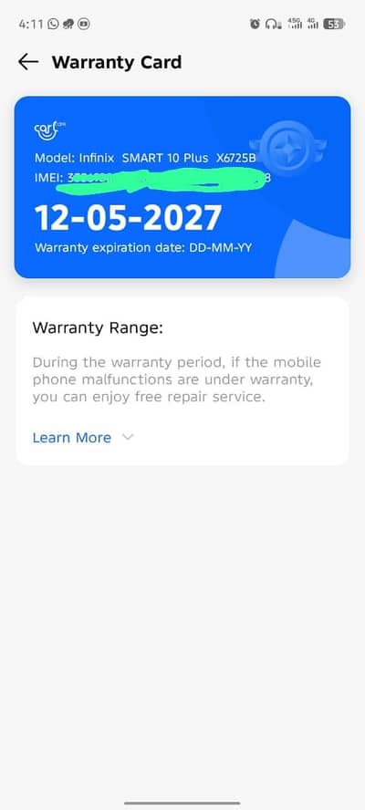 Infinix Smart 10 plus read add