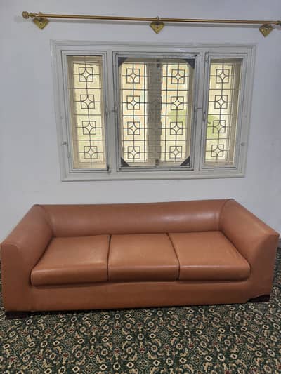 Comfortable 3 seater and two 1 seaters sofa set