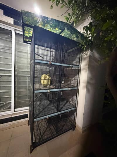 8 portion Doubel wire cage