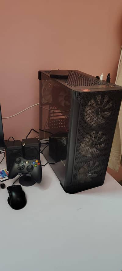 Ryzen 5 5600 | Rx 580 8gb | B450m with LED, Mouse and Keyboard